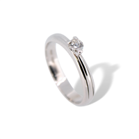 Ringe Polello Dame in Weißgold Diamante 0.19 Ct G221381 - G221381